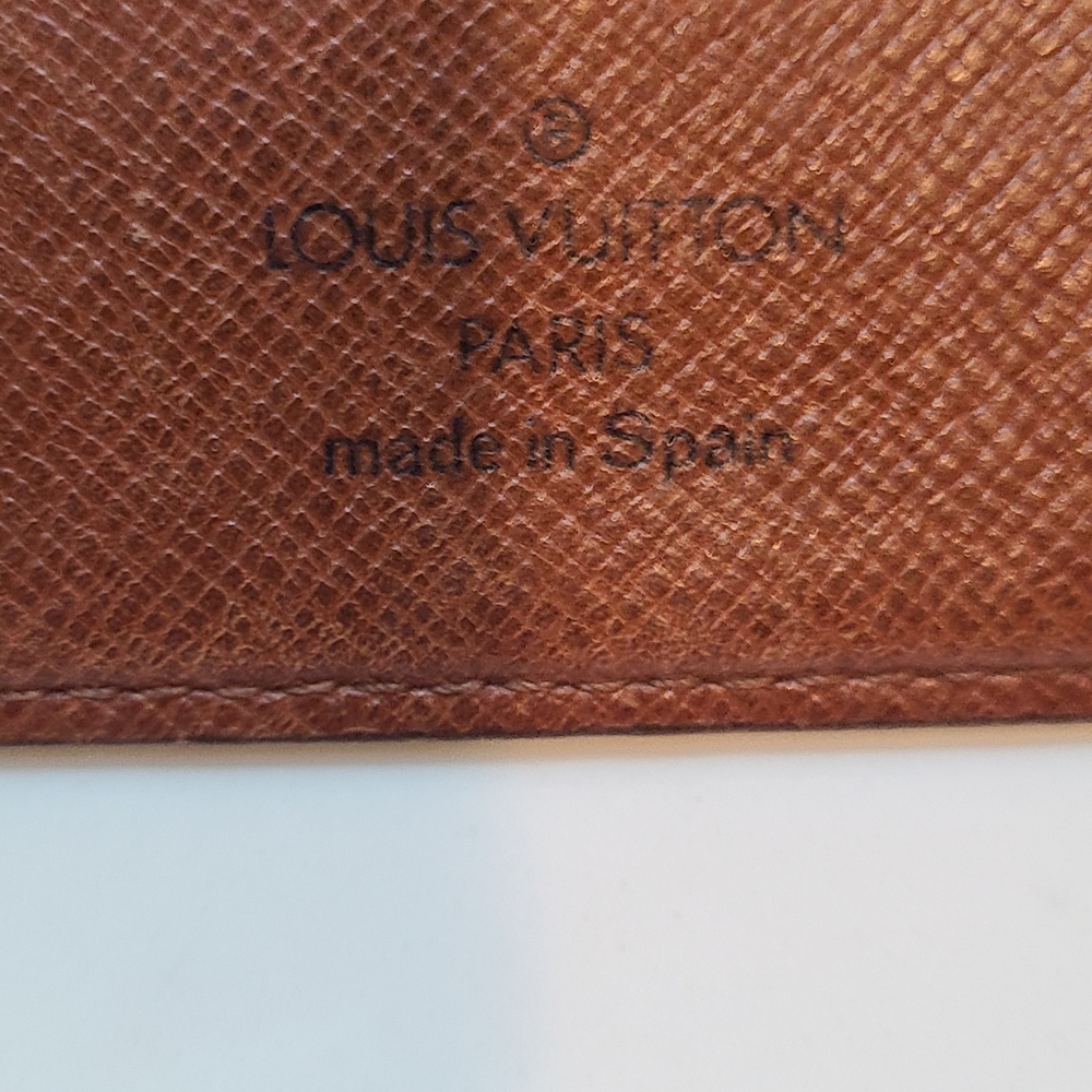 Louis Vuitton Brown and Gold Monogram Wallet Bifold With Coin Purse - Picture 4 of 12